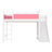 Wooden Loft Bed with Shelves, Wardrobe & Detachable Slide-125006287-125006289