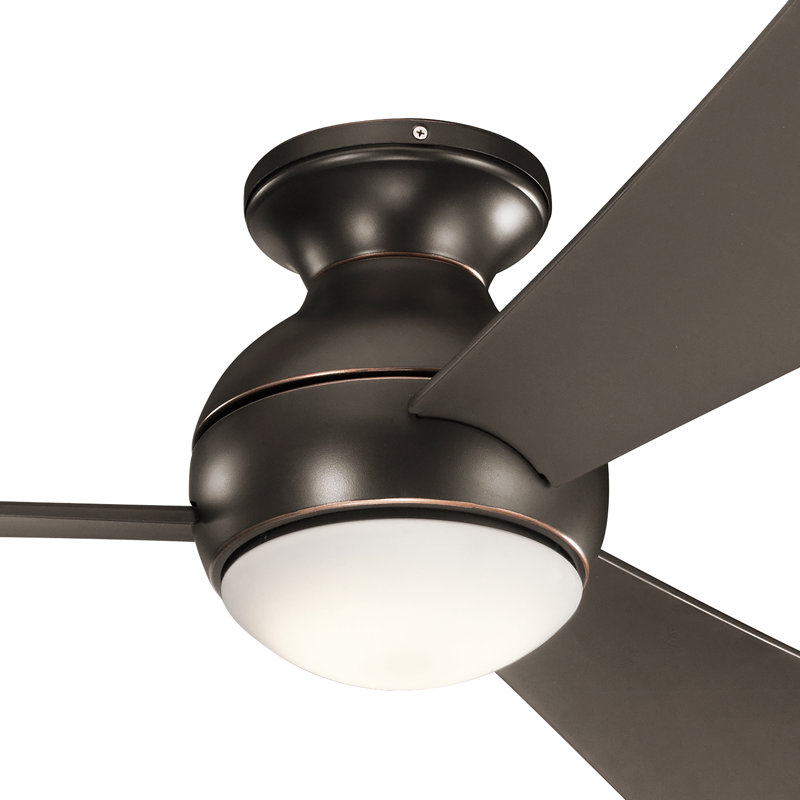 Sola 54" Olde Bronze LED Ceiling Fan, Olde Bronze, 54"
