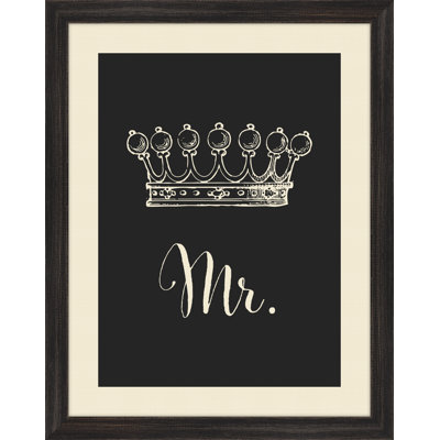 « couronne mr », impression encadrée
