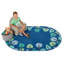 Round Tranquil Trees KIDSoft™ Tufted Blue Area Rug-50155548