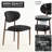 5-Piece Round Dining Set With Pedestal Table And Upholstered Chairs-42673137