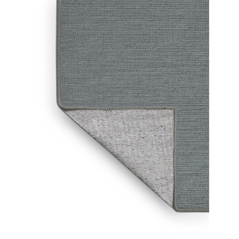 Tapis gris uni lavable à la machine