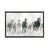 Dark Rustic Wood Framed Canvas