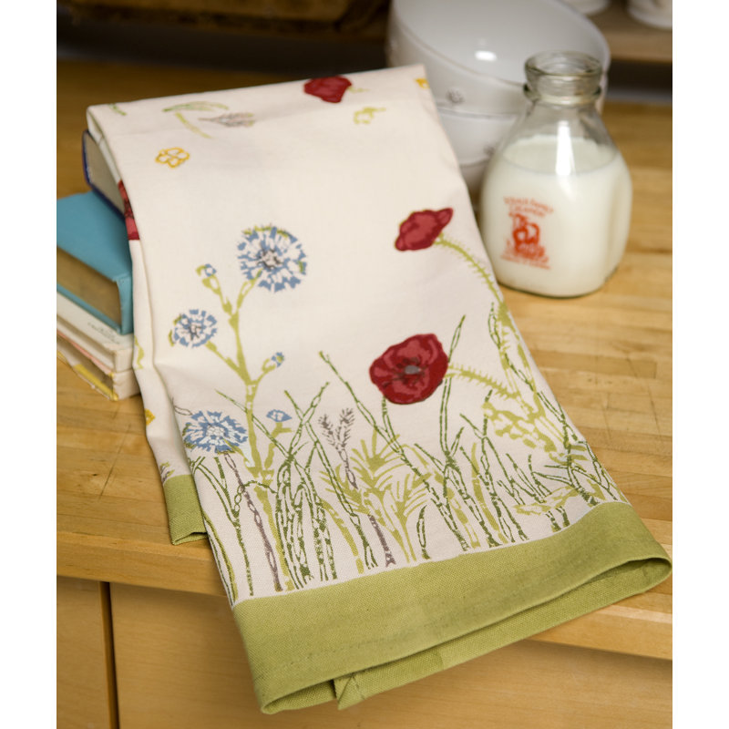 Springfields Floral Tea Towel