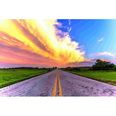 Road Less Traveled by Donnie Quillen - Wrapped Canvas Photograph