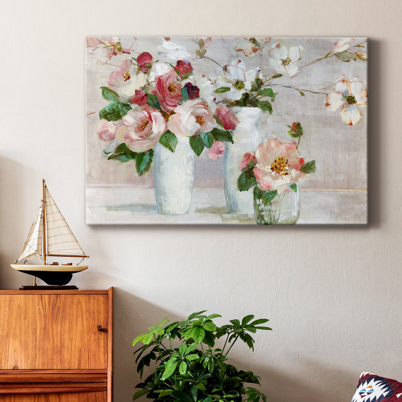 Shades Of Blush - reproduction sur toile tendue, H 27 po x l 18 po x P 1 po