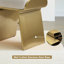 Tabouret de coiffeuse moderne sans dossier beige avec tabourets d'appoint