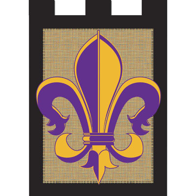 Drapeau de jardin extérieur en nylon à 2 côtés