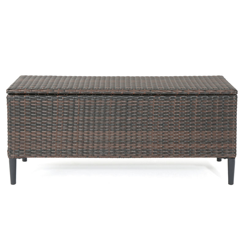 Rangement extérieur multicolore brun - Range-tout en plastique, Brun