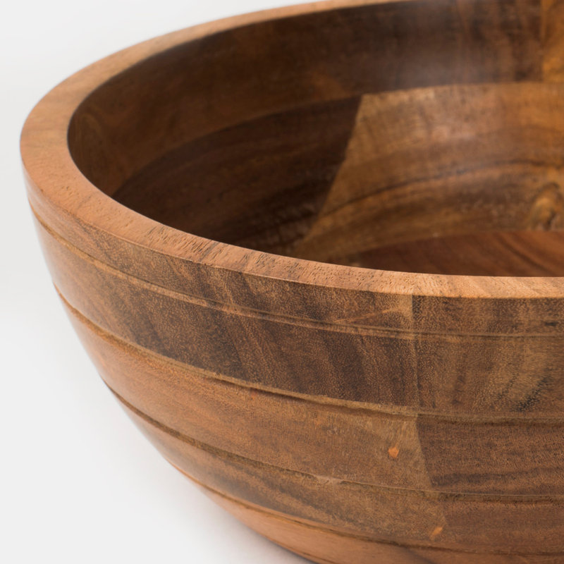  Bol en bois d'acacia fabriqué à la main Grava, Grand