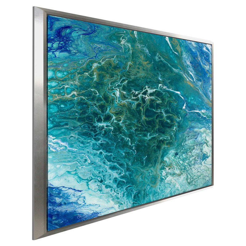 «Earth Essence II», reproduction de peinture à l'huile sur toile encadrée, H 39,5 po x l 39,5 po x P 2 po