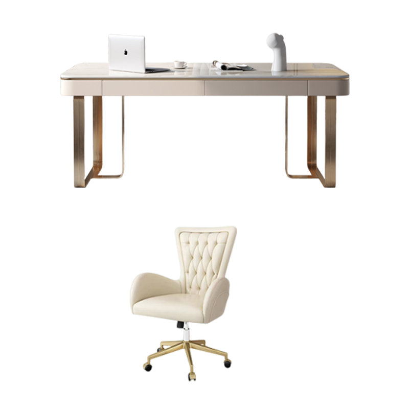 Bureau d'étude de style luxueux, H 29,53 po x l 55,12 po x P 27,56 po
