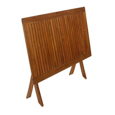 Rectangular Wooden Folding Outdoor Dining Table