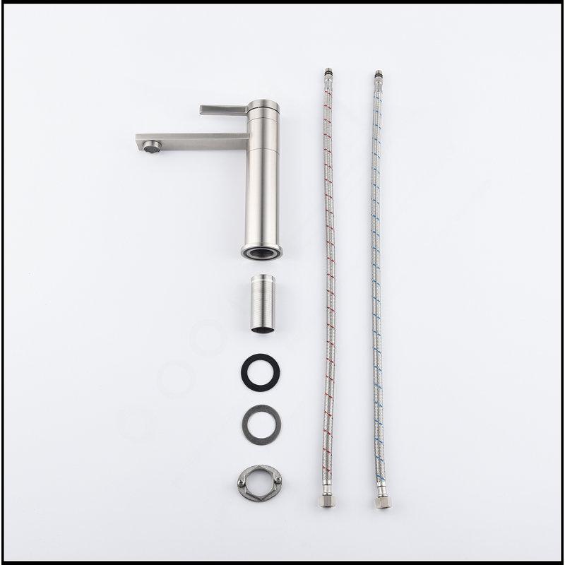 Robinet de lavabo de salle de bain à poignée simple