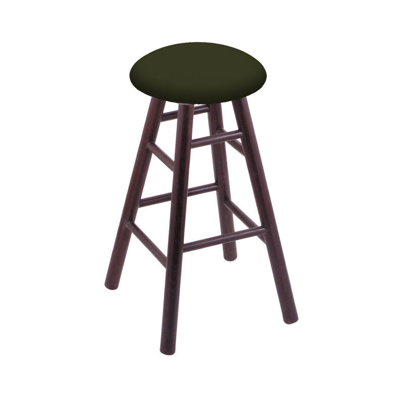 Swivel 30" Bar Stool, Dark Cherry Oak, Canter Pine