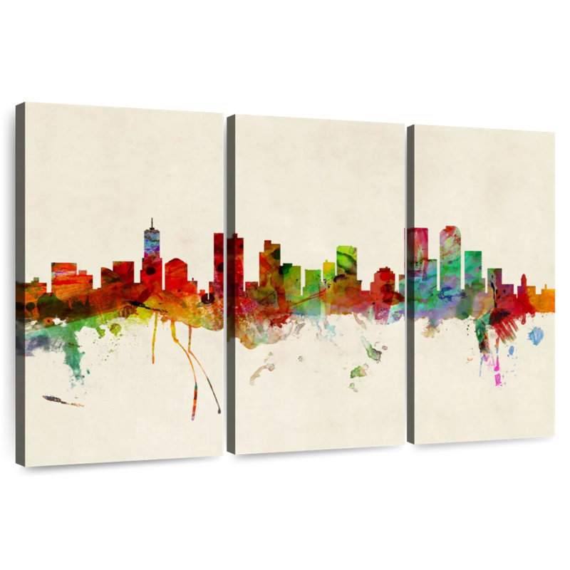 Sireci Denver Colorado Skyline III, 48" H x 74" W