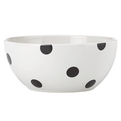 Deco Dot Stoneware Serving Bowl