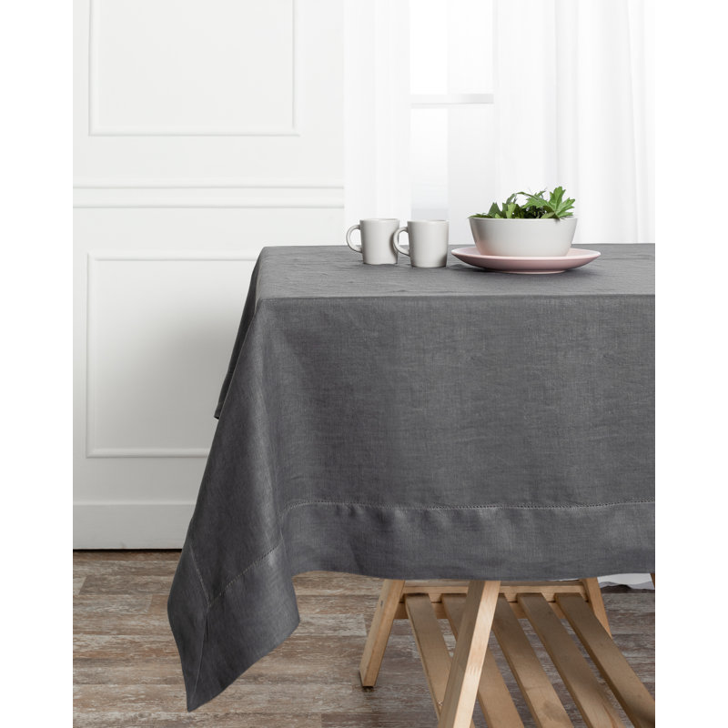 Nappe D'Moksha Homes, L 108 po x l 60 po, Gris anthracite