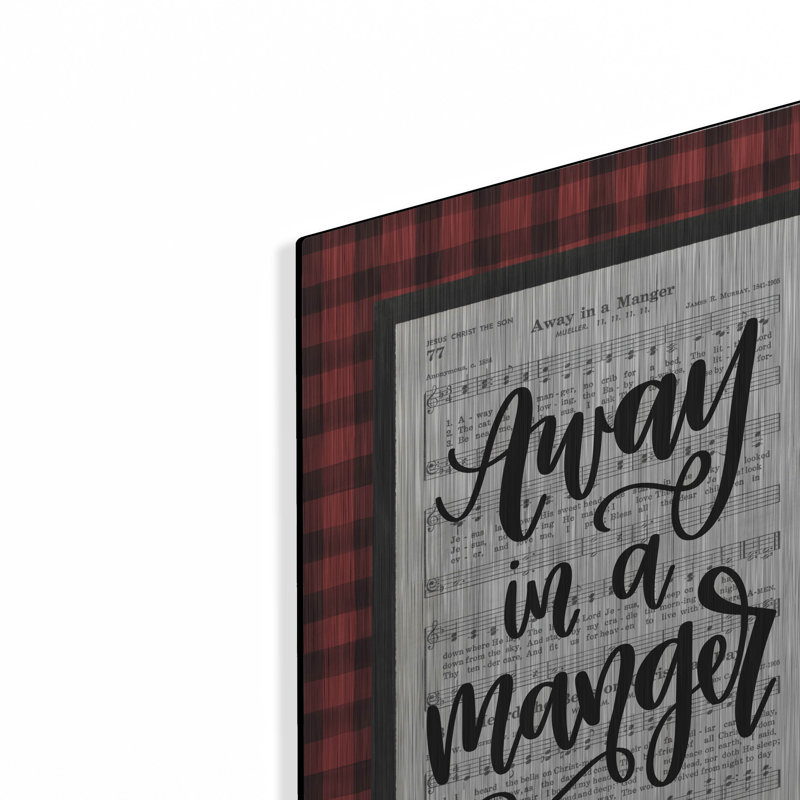 «Away In A Manger» par Imparfect Dust, H 16 po x l 12 po