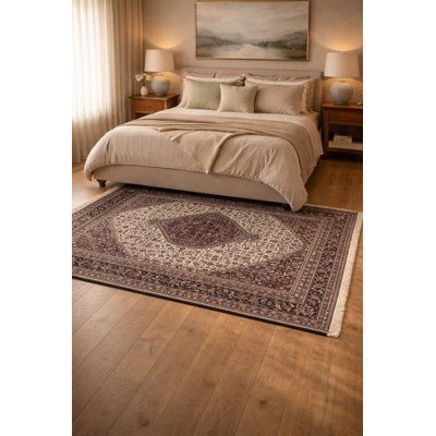 Tapis rectangulaire en laine 6 pi x 9 pi 5 po Kedar