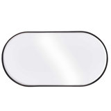 Vaquero Oval Brass Mirror