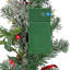 The Holiday Aisle® 9 ft. General Store Snowy Garland with LED Lights and Bows