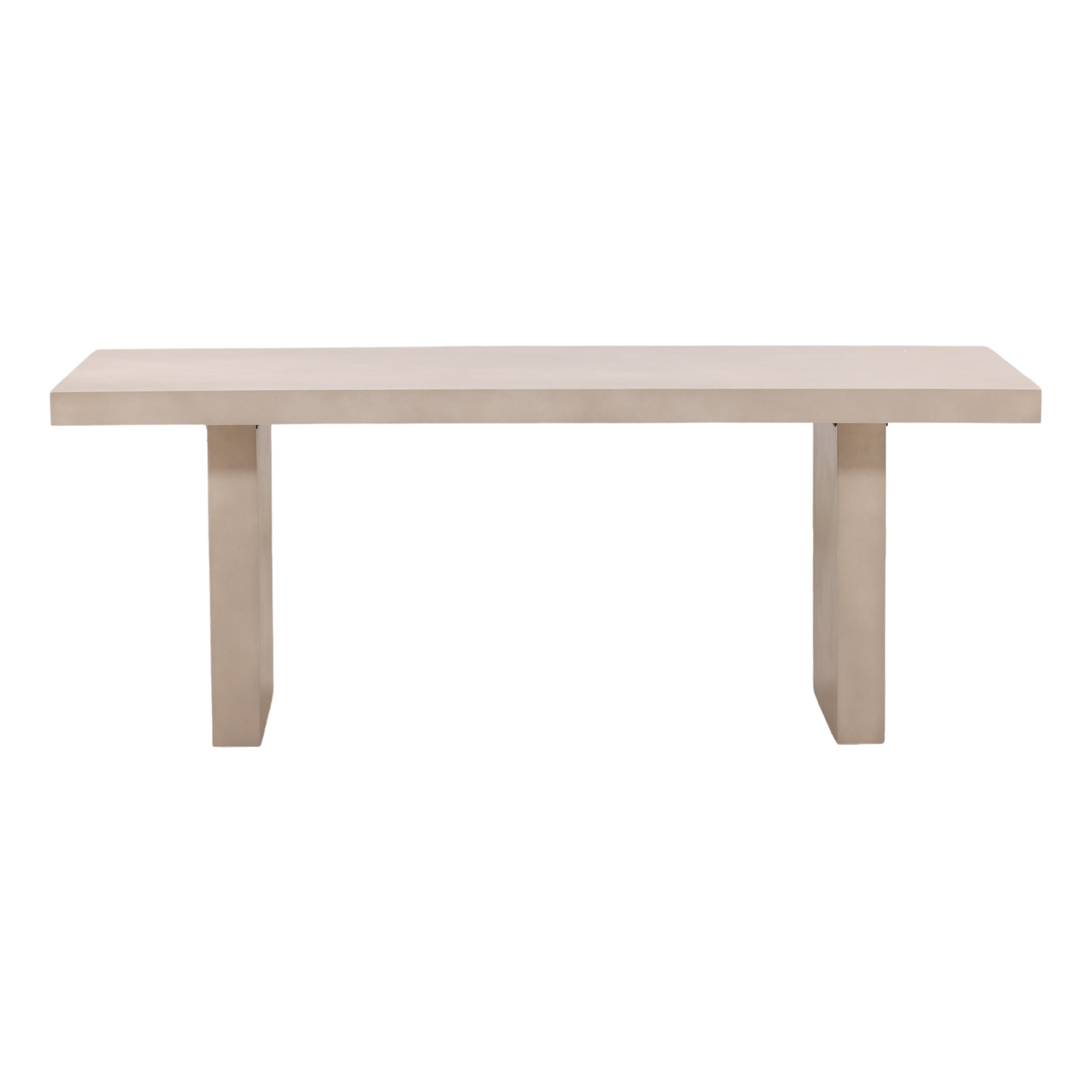 Malibu 79" Concrete Outdoor Dining Table