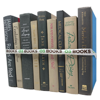 Urban Jungle Decorative Books Gray and Beige