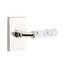 Select Round Privacy (Bed & Bath) Door Lever with Rectangle Rosette-1123499810-1123499805