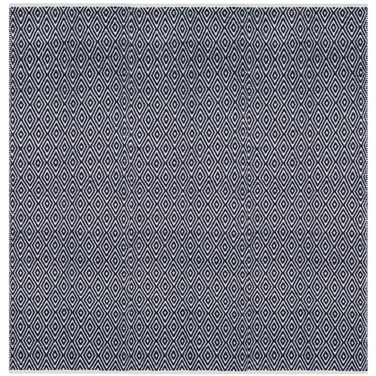 Dannea Flat Weave Cotton Geometric Rug