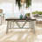 Brents Rectangular Trestle Base Dining Table Solid Reclaimed Pine 1.6m or 2m.-1940545347