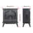 24 Inch 3D Flame Electric Infrared Quartz Fireplace Stove With Remote Control