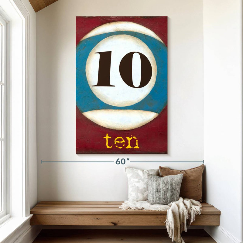 Senne Graphic Pool X, 51" H x 34" W
