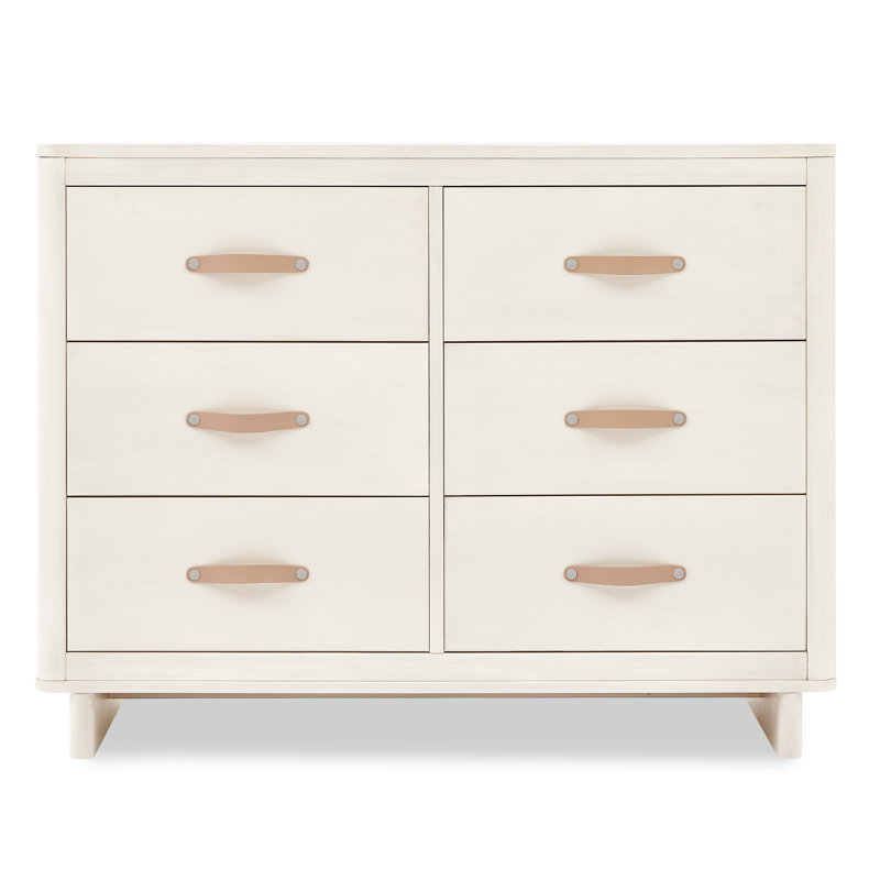 Commode 6 tiroirs avec tiroirs emboîtables babyGap par Delta Children Skye - Certifié Greenguard Gold, Crème/brun