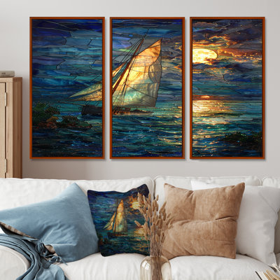 Amalina - Beach & Ocean Wall Art Set