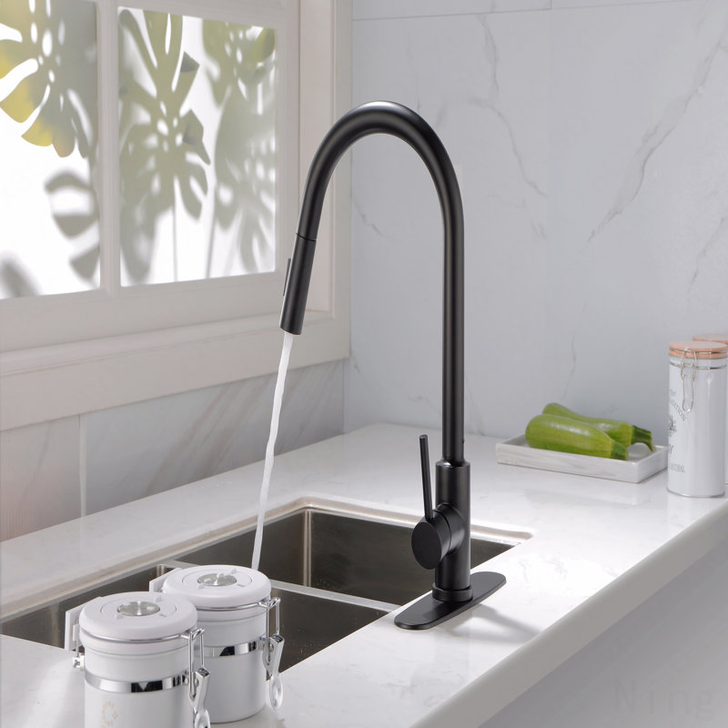 Robinet de cuisine avec douchette rétractable