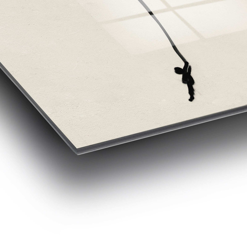 Boze Wall Decor on Tempered Glass, 70cm H x 50cm W