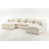 Velours blanc antique