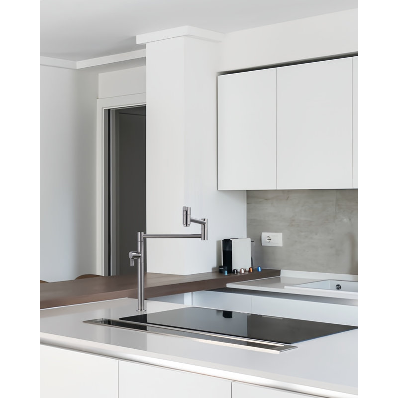 WOWOW Kitchen Faucet, Brushed Nickel