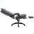360° Swivel Executive Home Office Chair with Adjustable Height and Footrest and Double Padding