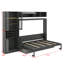 Lit escamotable double avec canapé, USB et lumière-1809035262-1809035249