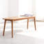 Banc de salon et de salle à manger en bois de chêne - Assise, demi-ronde, large et solide pour la décoration intérieure