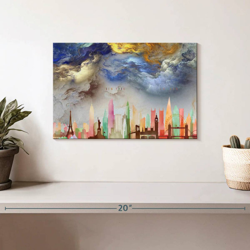 Sireci Dream Cities, 8" H x 12" W