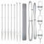 140 cm H x 1000 cm W Steel Border Fencing