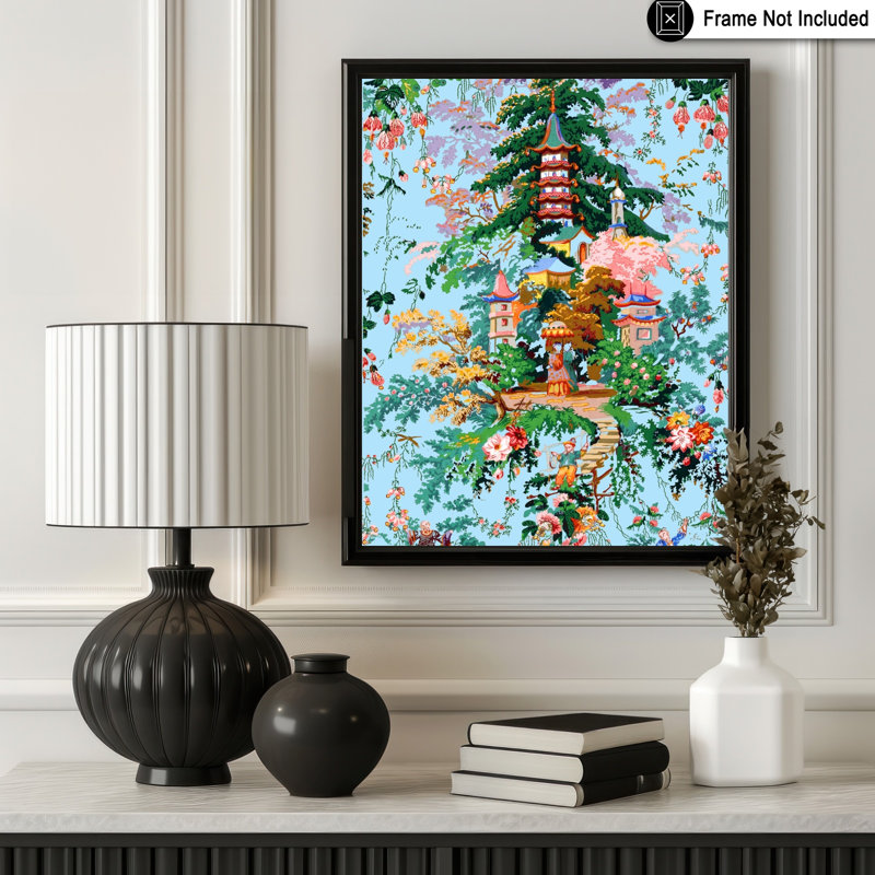 Pagode, temple n ° 2, Unframed, Poster, 11"H x 14"W