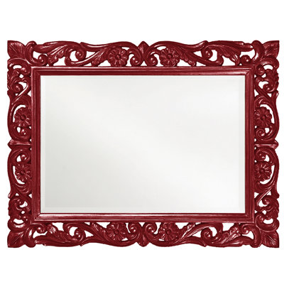 Miroir décoratif traditionnel biseauté