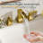 Widespread Faucet 2-handle Bathroom Faucet With Drain Assembly-114314074