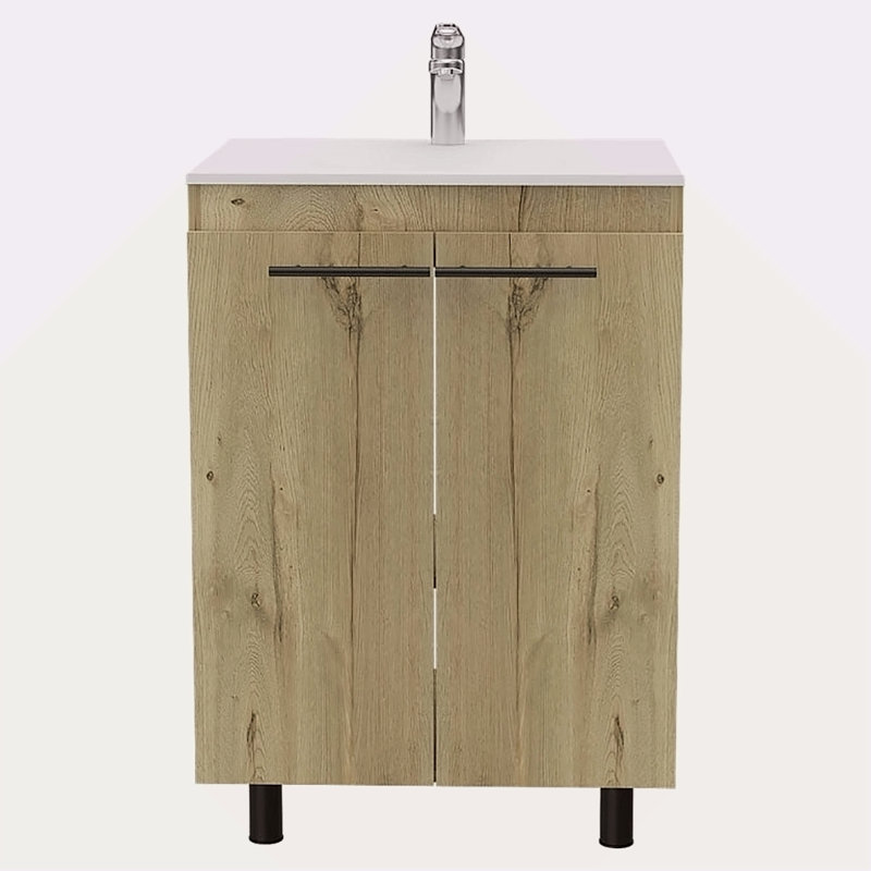 Ensemble de salle de bain 2 pièces Chêne clair