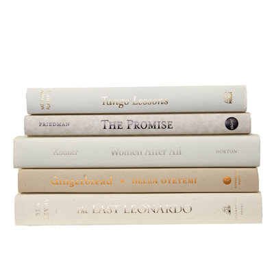 Donneisha Decorative Books - Beach Book Stack - 5 Books