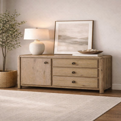 Accent Chest, Entryway Decor - Oak